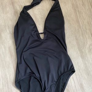 Black one piece barely used